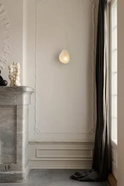 Florii 1 væglampe, mørk bronze/hvid