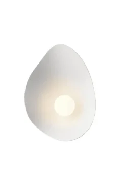Florii 1 væglampe, mørk bronze/hvid