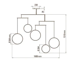 FOCUS X5 pendel, hvid
