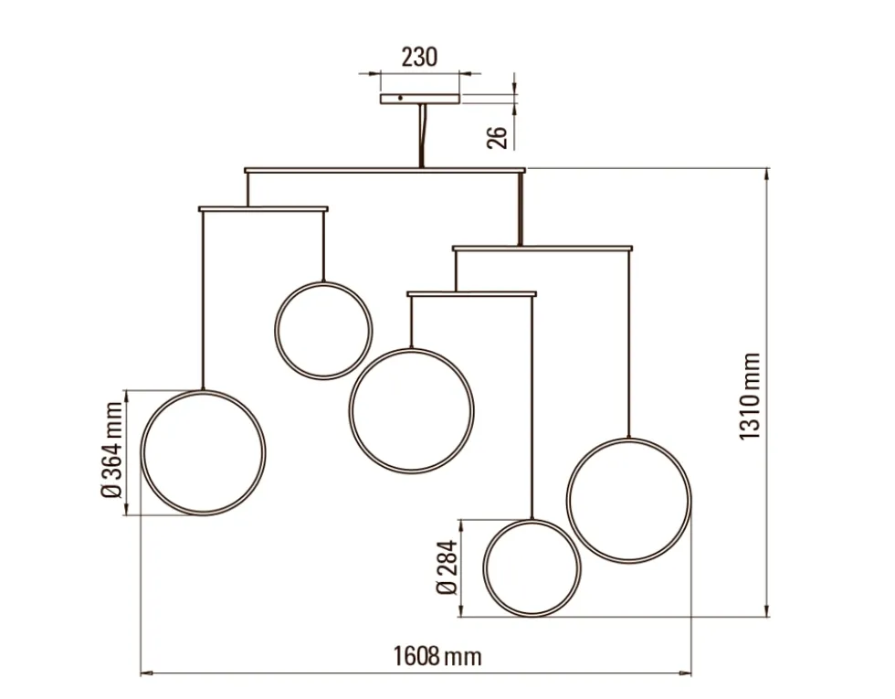 FOCUS X5 pendel, hvid