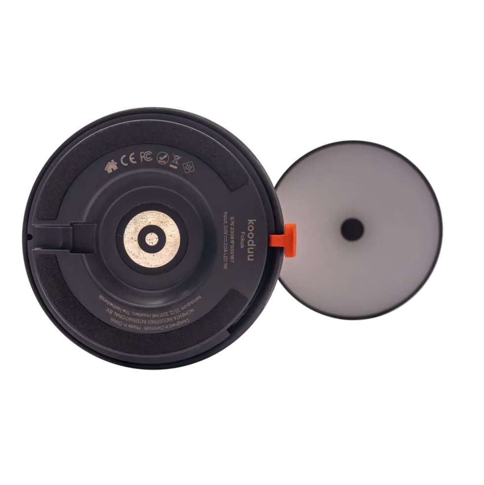 Fokus bordlampe / batterilampe, antrasit