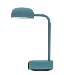 Fokus bordlampe / batterilampe, smoky teal (blågrøn)