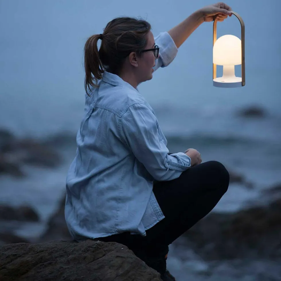 FollowMe batterilampe / bordlampe, hvid