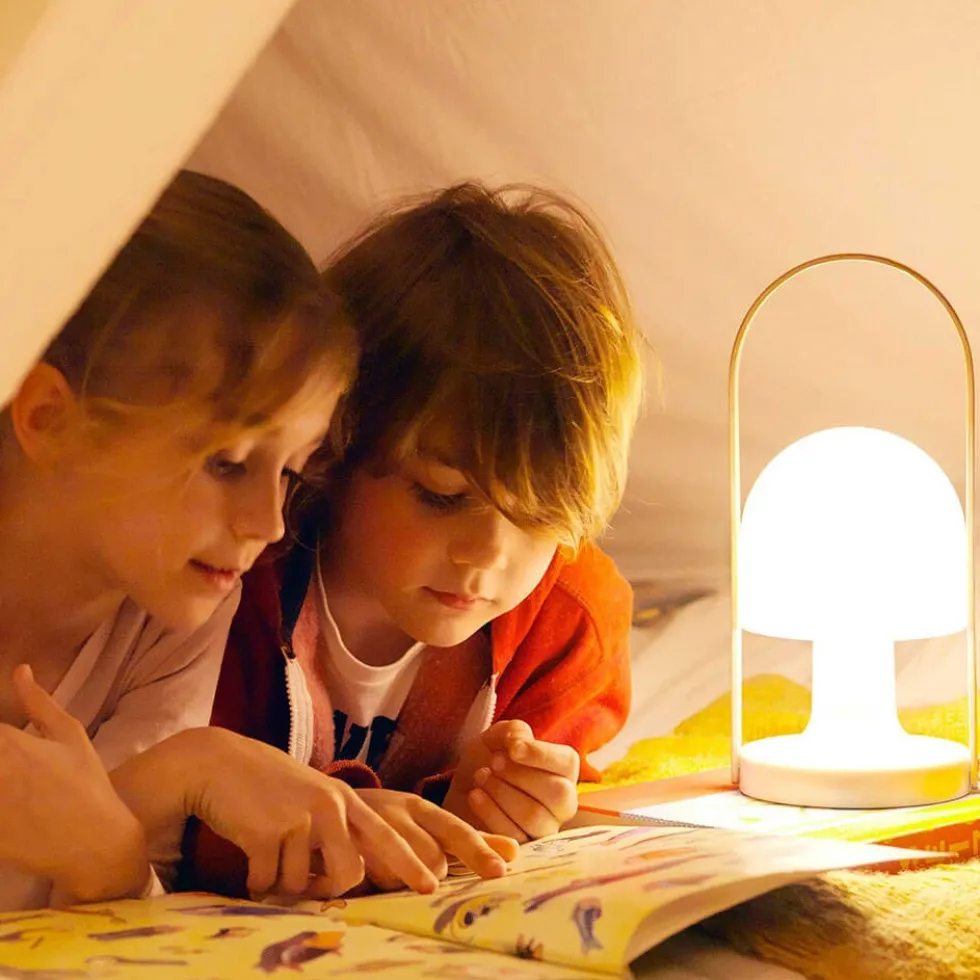 FollowMe batterilampe / bordlampe, hvid