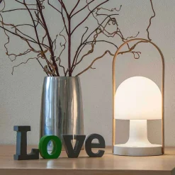 FollowMe batterilampe / bordlampe, hvid