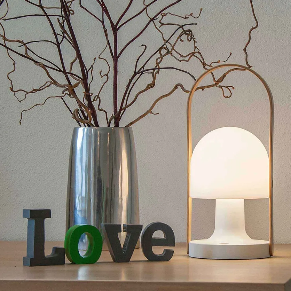 FollowMe batterilampe / bordlampe, hvid