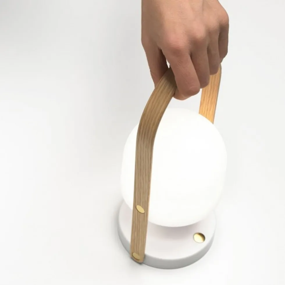 FollowMe batterilampe / bordlampe, hvid