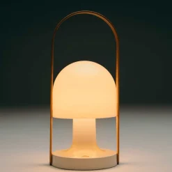 FollowMe Glossy batterilampe / bordlampe, hvid