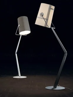 Fork gulvlampe, antrasit/grå