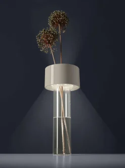Foscarini Fleur bordlampe / batterilampe, hvid