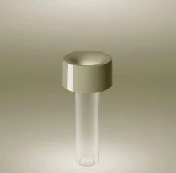Foscarini Fleur bordlampe / batterilampe, salviegrøn