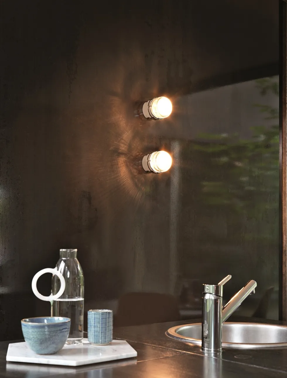 Fresnel væglampe / loftlampe, hvid