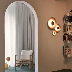 Ginger Ø60 væglampe/loftlampe, wenge