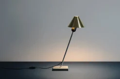 Gira bordlampe, messing