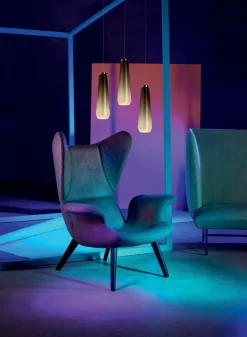 Glass Drop Pendel, Hvid