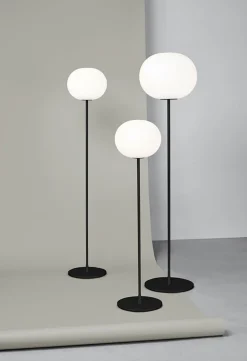 Glo-Ball F3 gulvlampe, sort