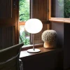 Glo-Ball T1 bordlampe, sølv