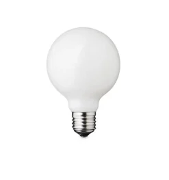 Globe Milky LED pære, Ø80