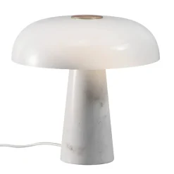 Glossy  bordlampe, hvid
