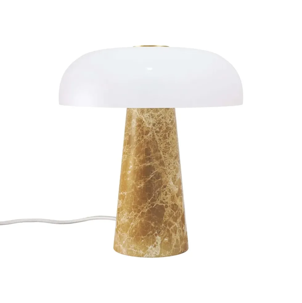 Glossy Mini bordlampe, beige