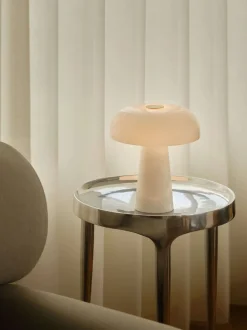 Glossy Mini bordlampe, hvid