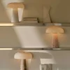 Glossy Mini bordlampe, pink jade
