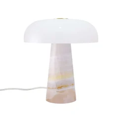 Glossy Mini bordlampe, pink jade