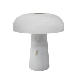 Glossy Mini Portable bordlampe, hvid