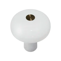Glossy Mini Portable bordlampe, hvid