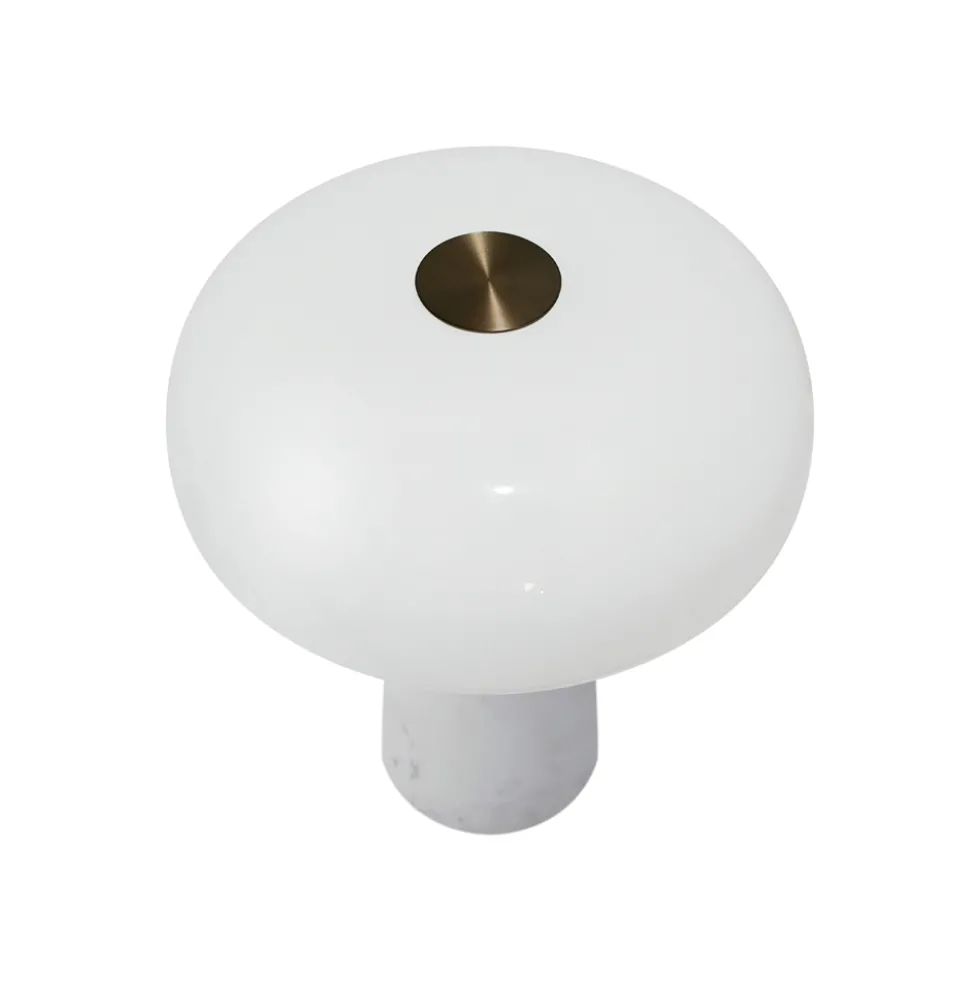 Glossy Mini Portable bordlampe, hvid