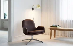 Grant væglampe 111 cm, messing