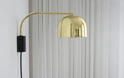 Grant væglampe 43 cm, Messing