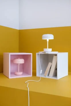 Haipot bordlampe, hvid