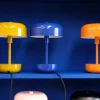 Haipot portable bordlampe/batterilampe, lyserød