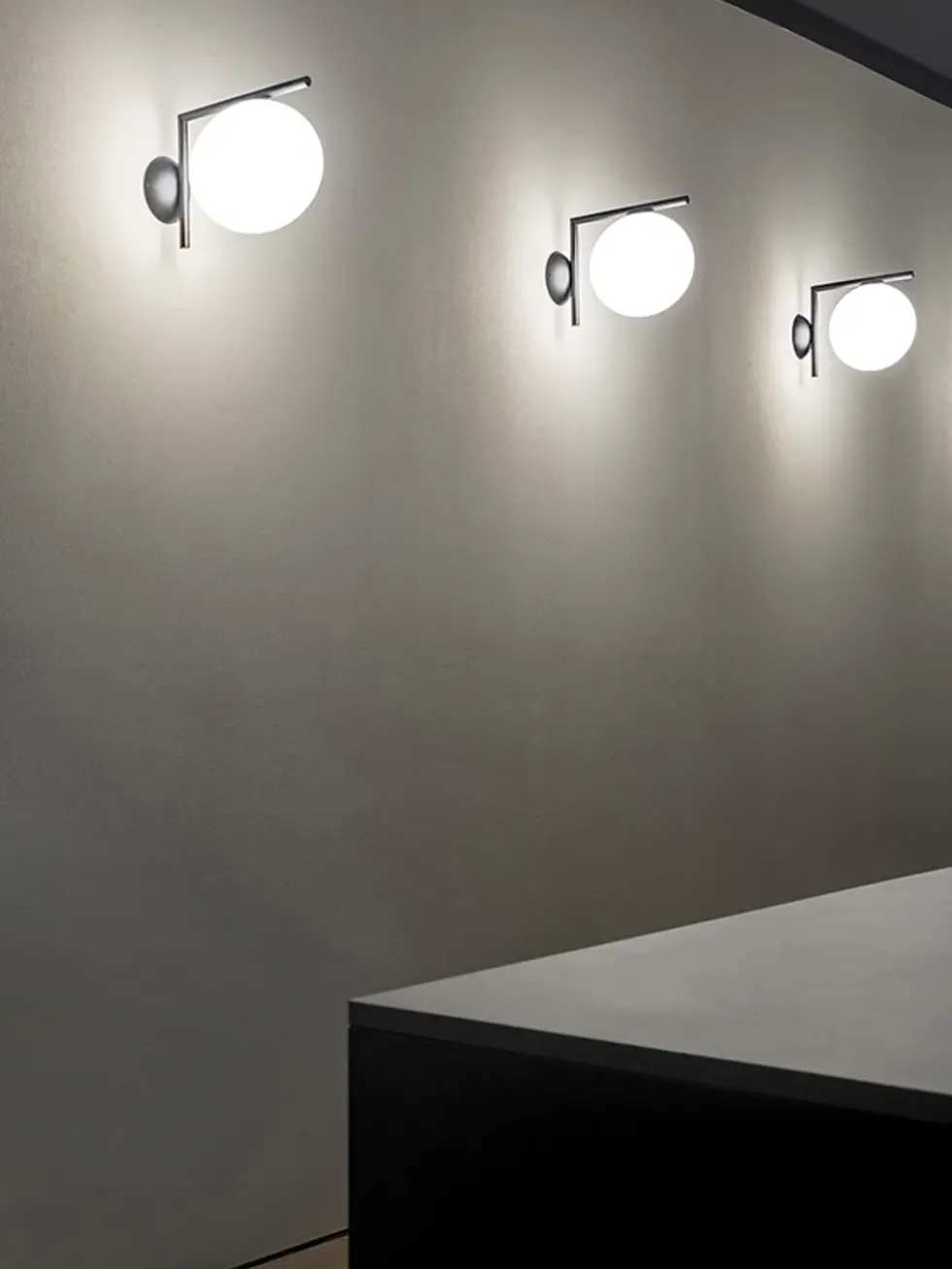 IC Light C/W2 udendørs væglampe/loftlampe, brun
