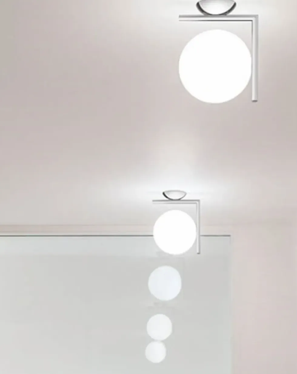 IC Light C/W1 væglampe / loftlampe, messing