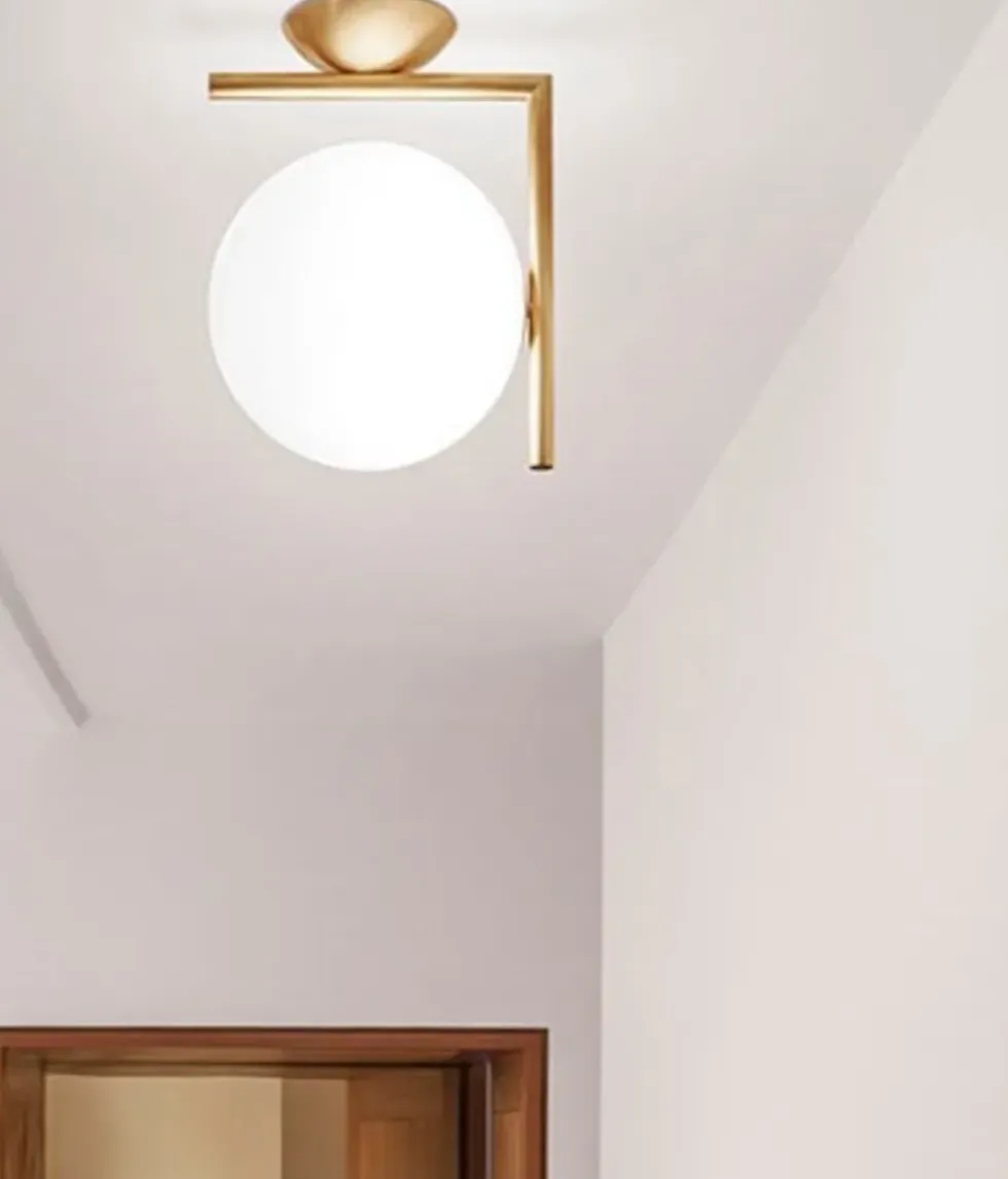 IC Light C/W1 væglampe / loftlampe, krom