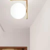 IC Light C/W2 væglampe / loftlampe, messing