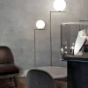 IC Light F2 gulvlampe, krom