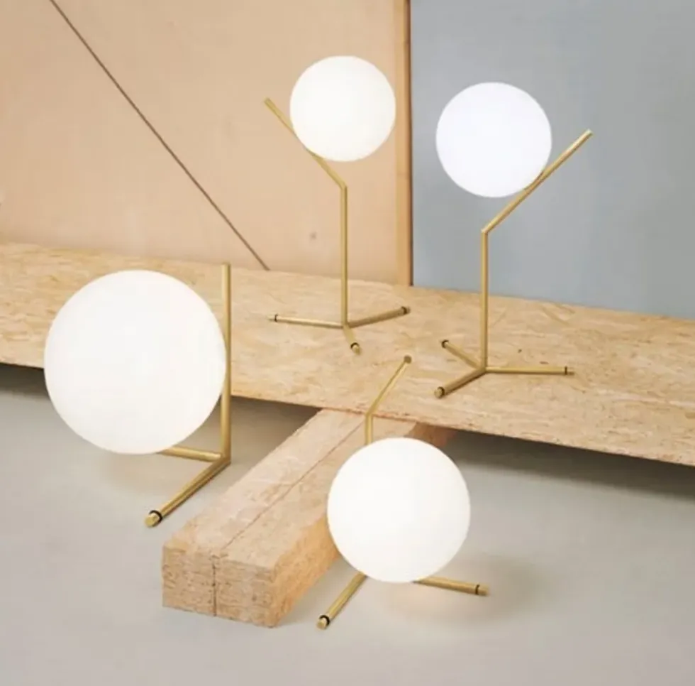 IC Light T2 bordlampe, messing