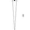 Ilios gulvlampe, sort