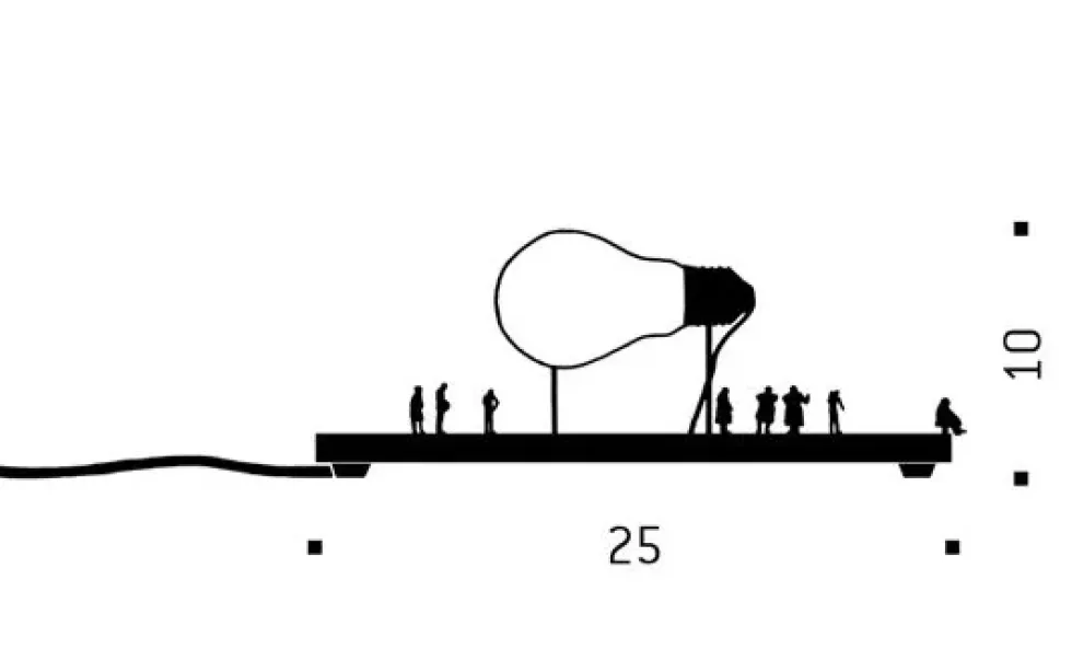 I Ricchi Poveri - Monument for a Bulb bordlampe