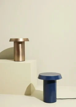 Keen bordlampe, mørkeblå