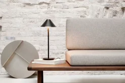 Keglen bordlampe m/bordfod, sort