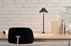 Keglen bordlampe m/pind, hvid