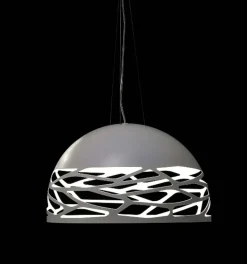 Kelly Medium Dome pendel, hvid