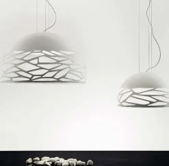 Kelly Small Dome pendel, hvid