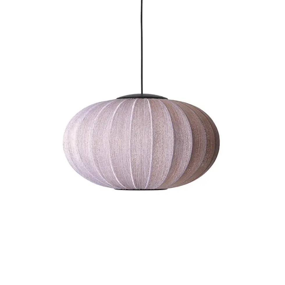Knit-Wit Anniversary Ø57 oval pendel LED, glitter guld