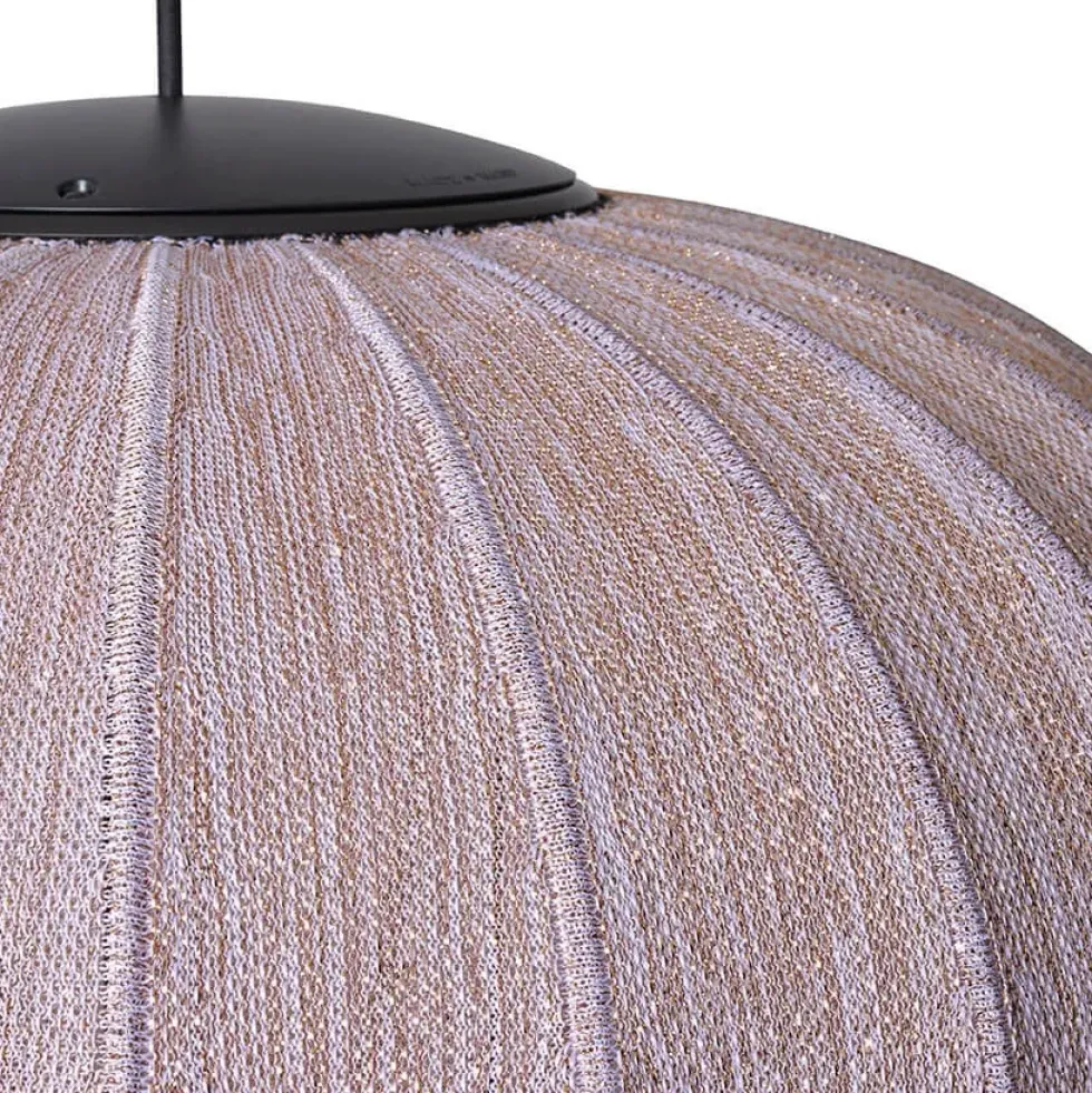 Knit-Wit Anniversary Ø57 oval pendel LED, glitter guld