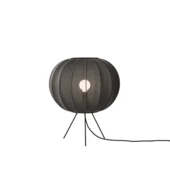 Knit-Wit Ø45 gulvlampe lav, sort